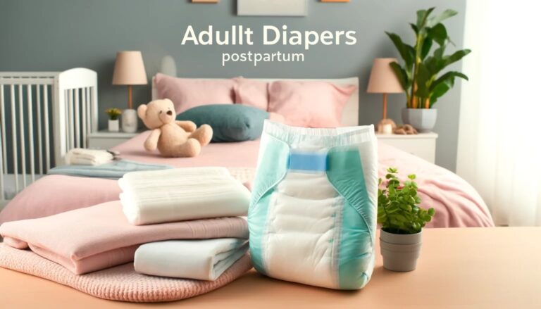 Adult Diapers Postpartum: A New Mom’s Essential Guide